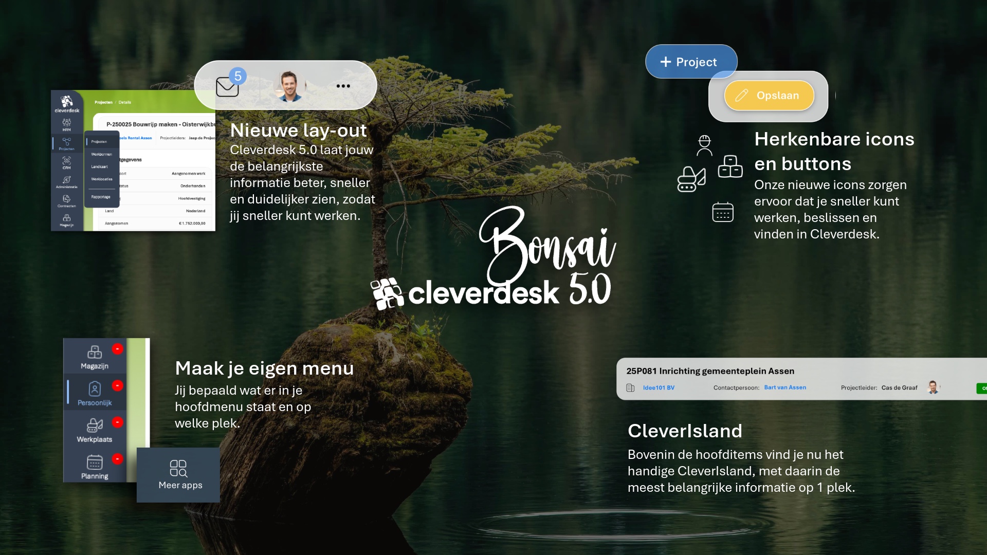 Cleverdesk 5.0 “Bonsai” gelanceerd: sneller, overzichtelijker en krachtiger